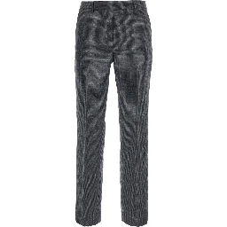 PANTS gray in virgin wool man