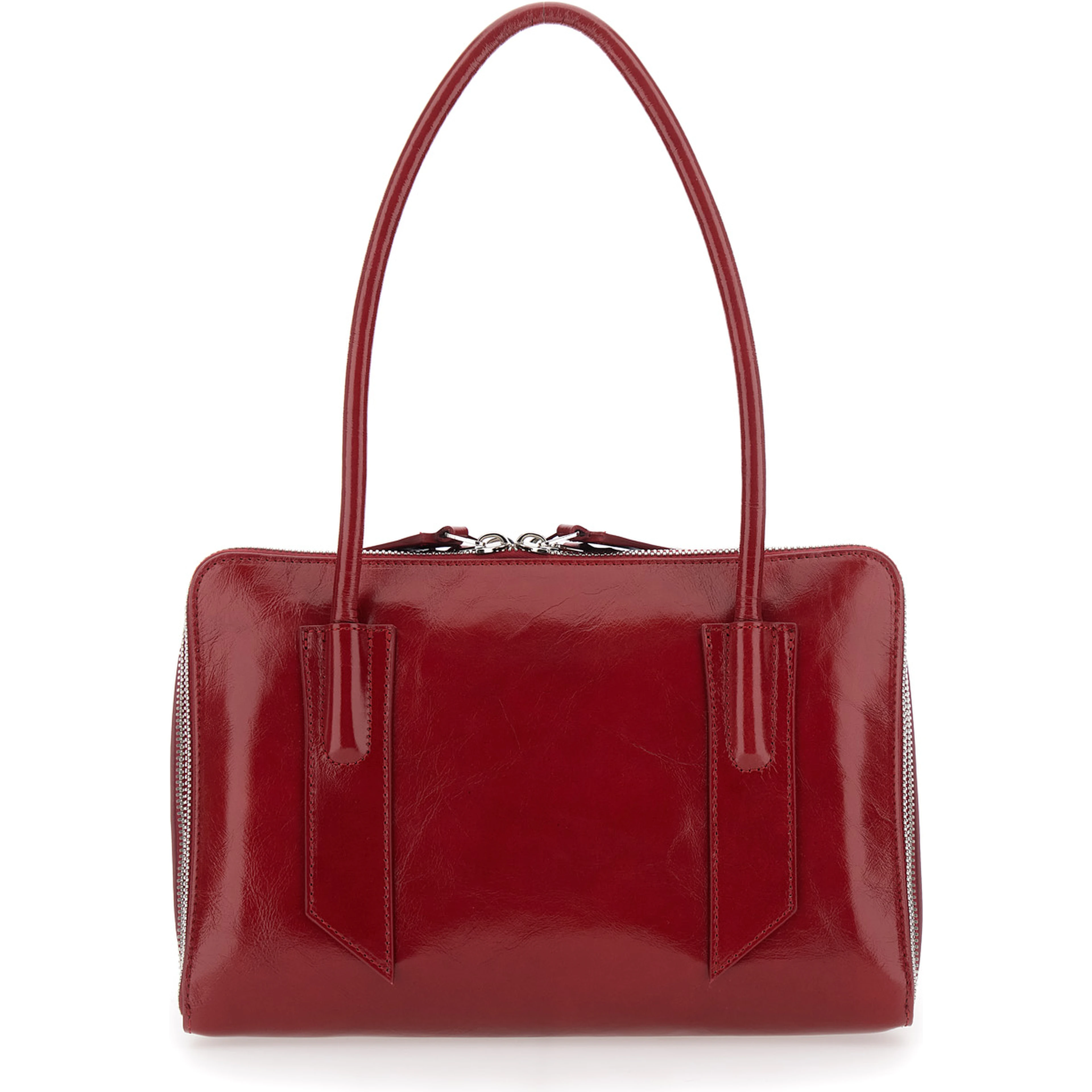 LALTRA DI MILANO CRACKLED PATENT LEATHER