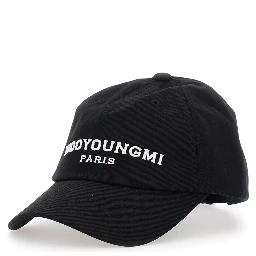 Hat with details and cotton, black, man