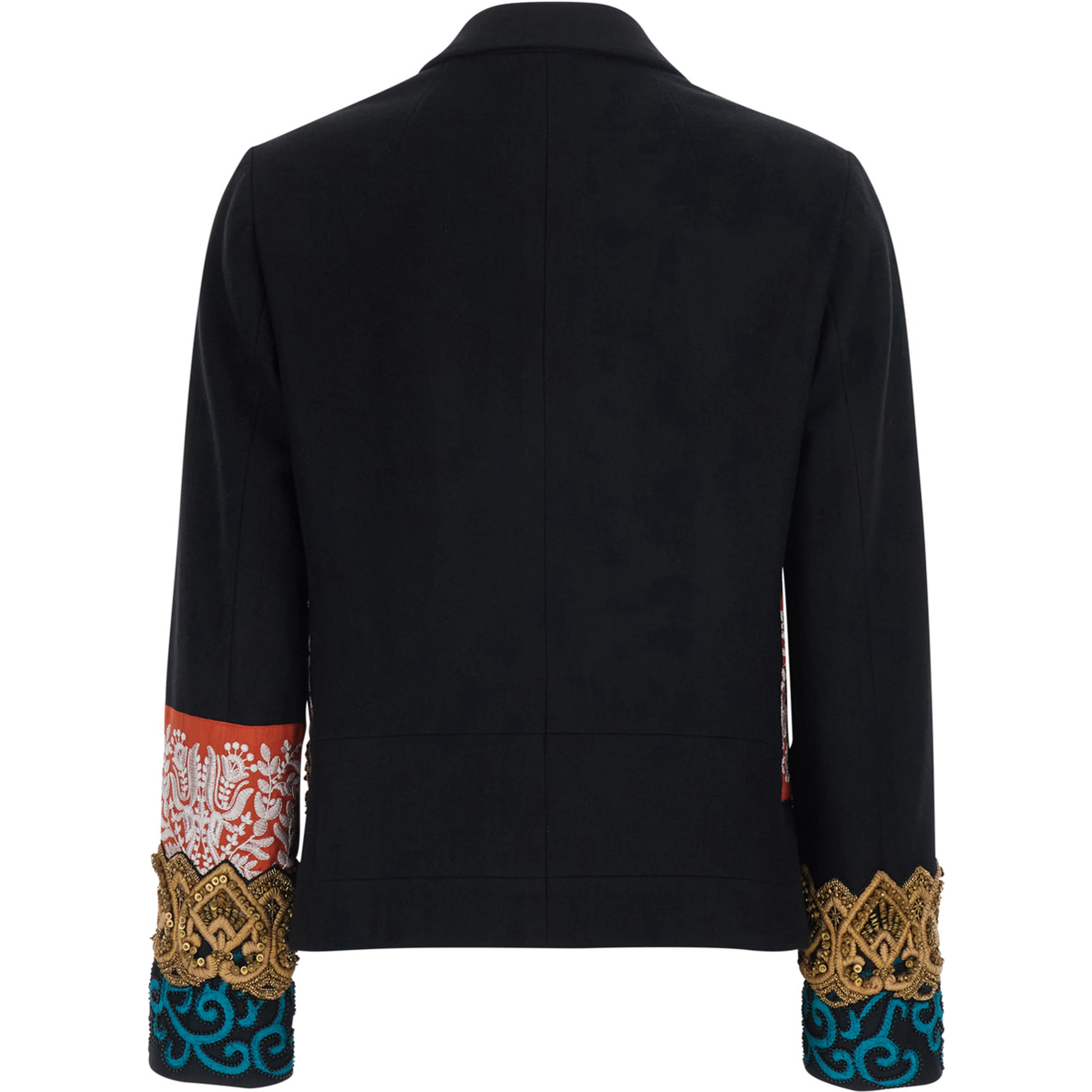 Jackets BETTSY EMB with shirt collar and patches, Tech Fabric, Black, Women