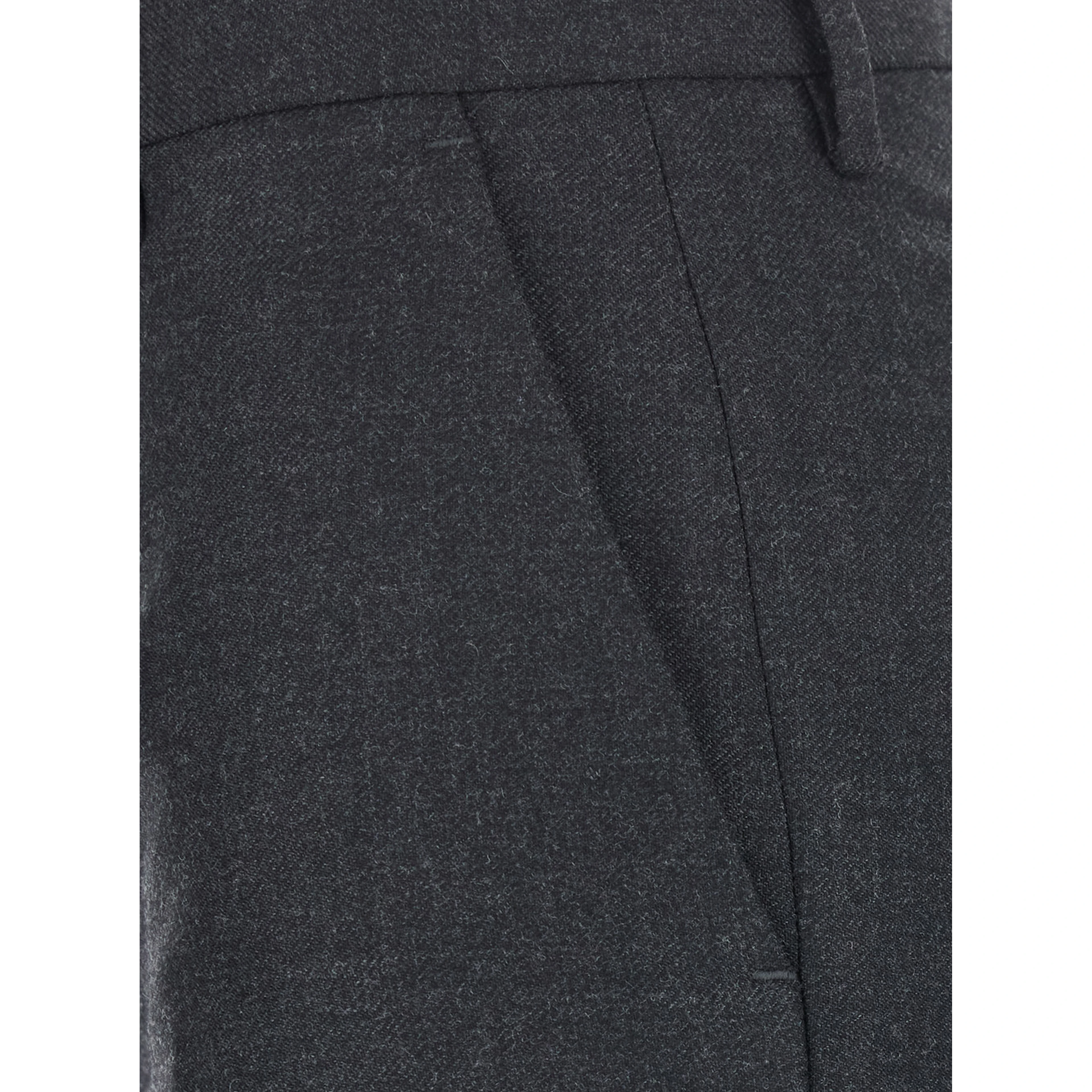 DOUBLE BREASTED BLAZER with notched revers and long sleeves in Polyester and Virgin Wool in Grey for men