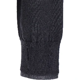 Merino Turtleneck with Double Hem and Double Cuff, in Gray, for Men