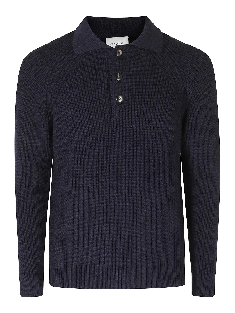 MAGLIA IN POLO LANA