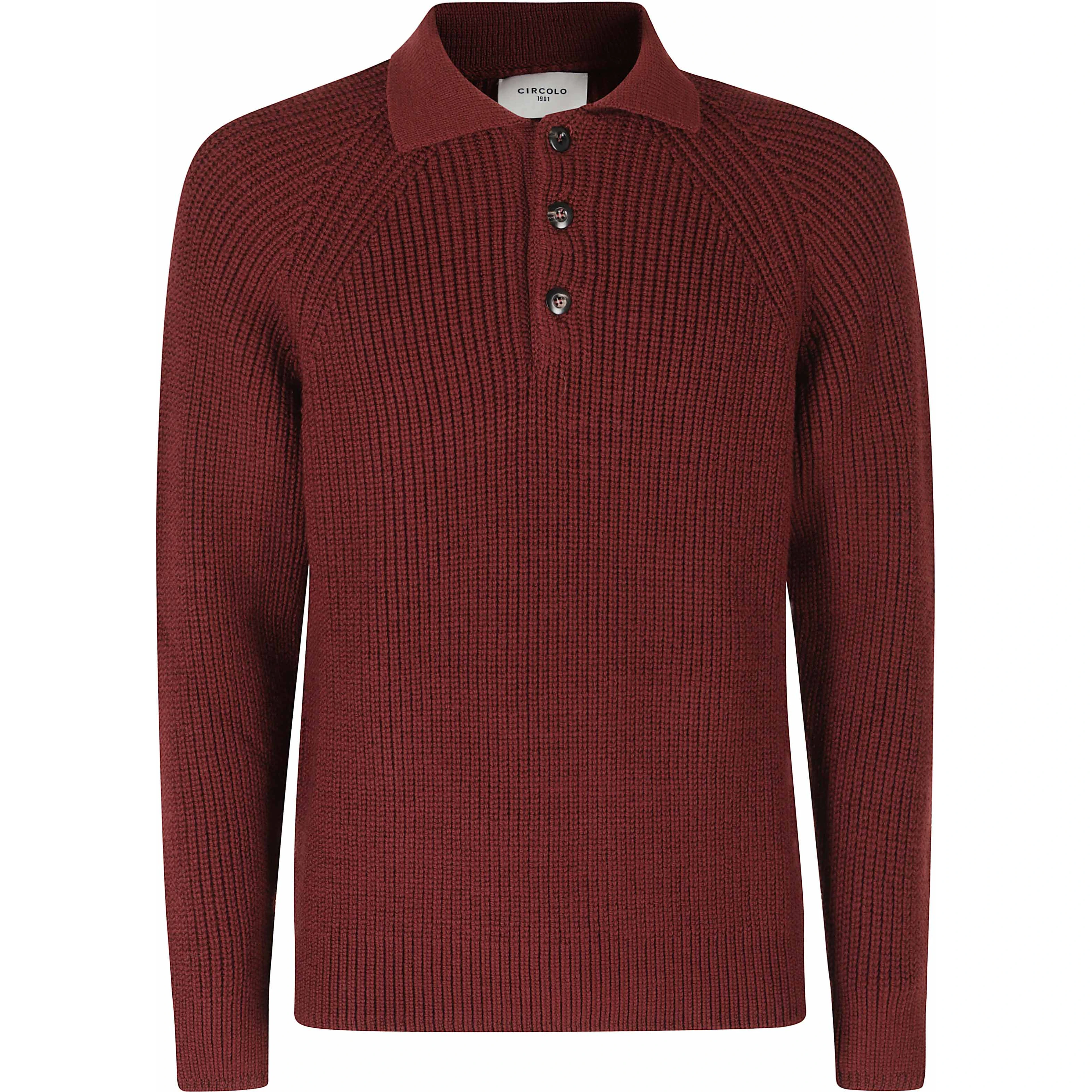 MAGLIA IN POLO LANA