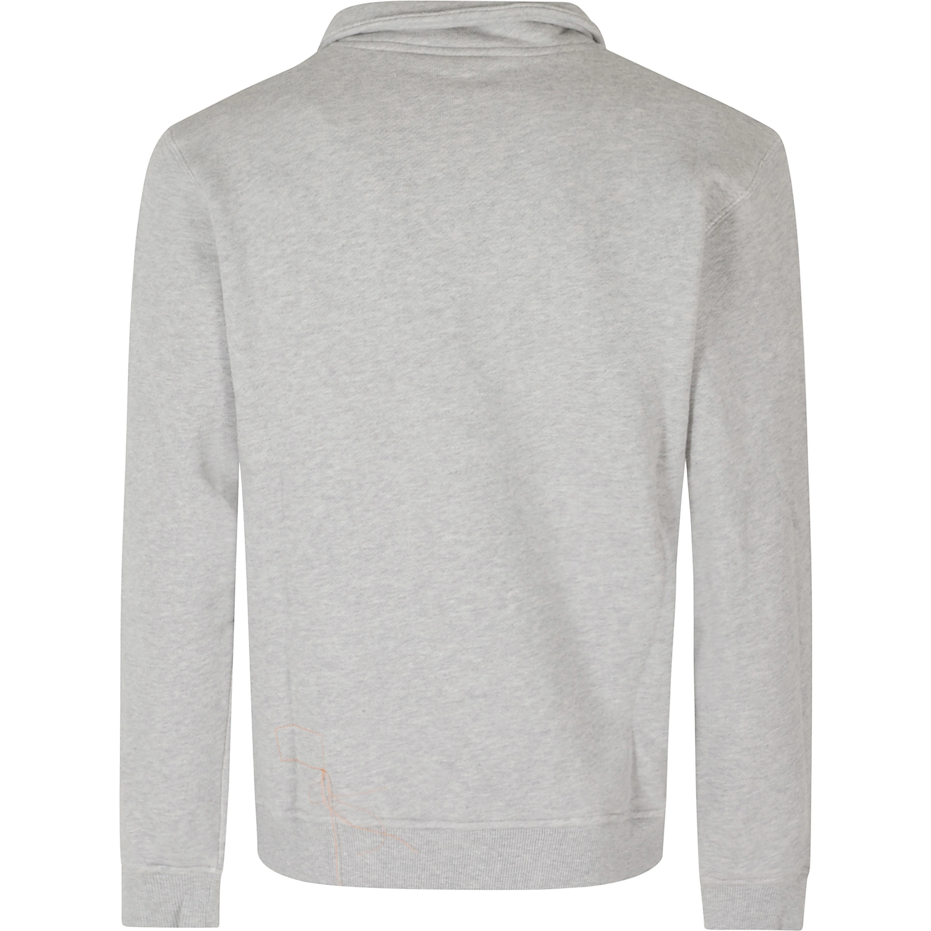 YALE FELPA IN COTONE FELPATO CON COLLETTO E ZIP