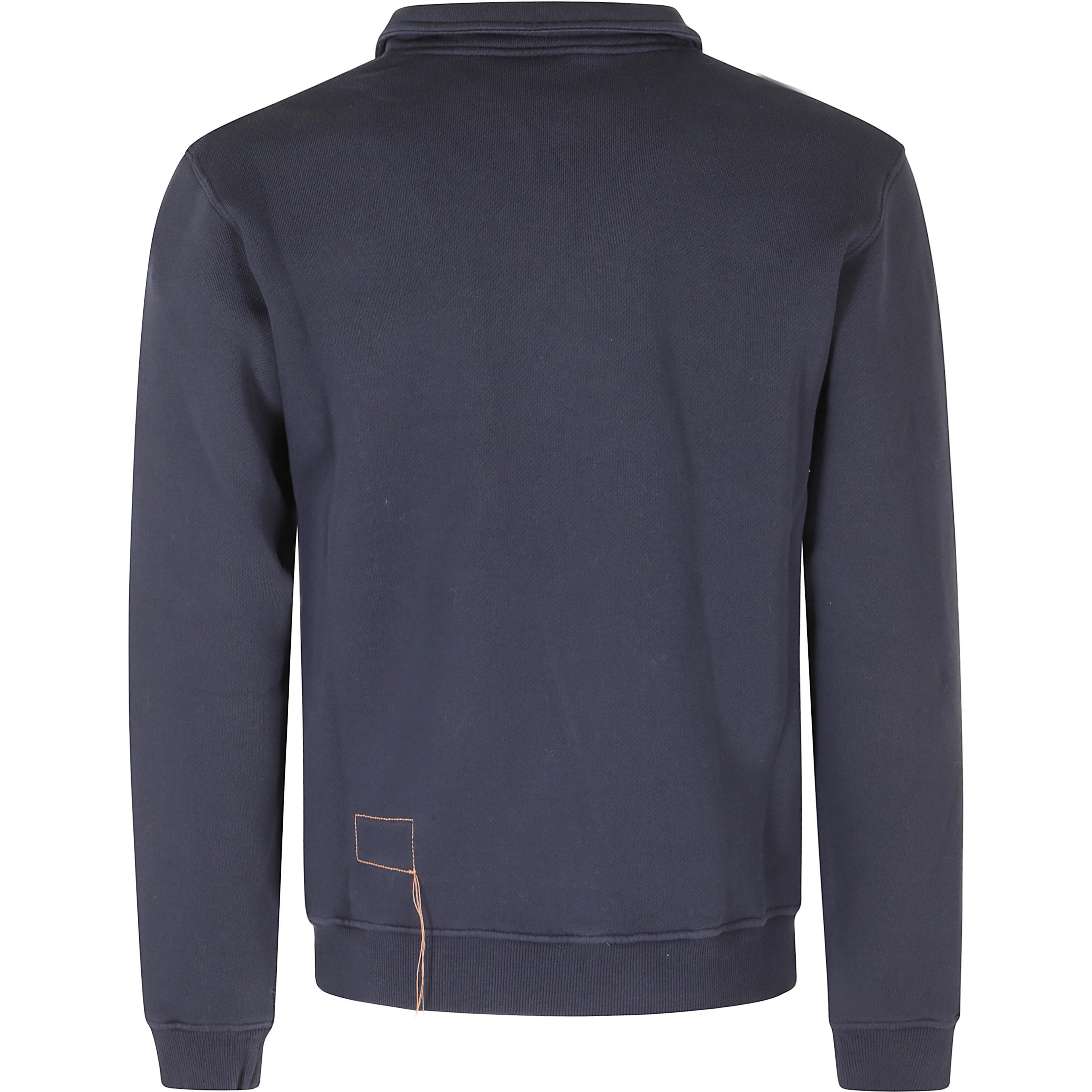YALE FELPA IN COTONE FELPATO CON COLLETTO E ZIP