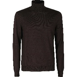 MAGLIA COLLO ALTO 1 FILO MERINOS