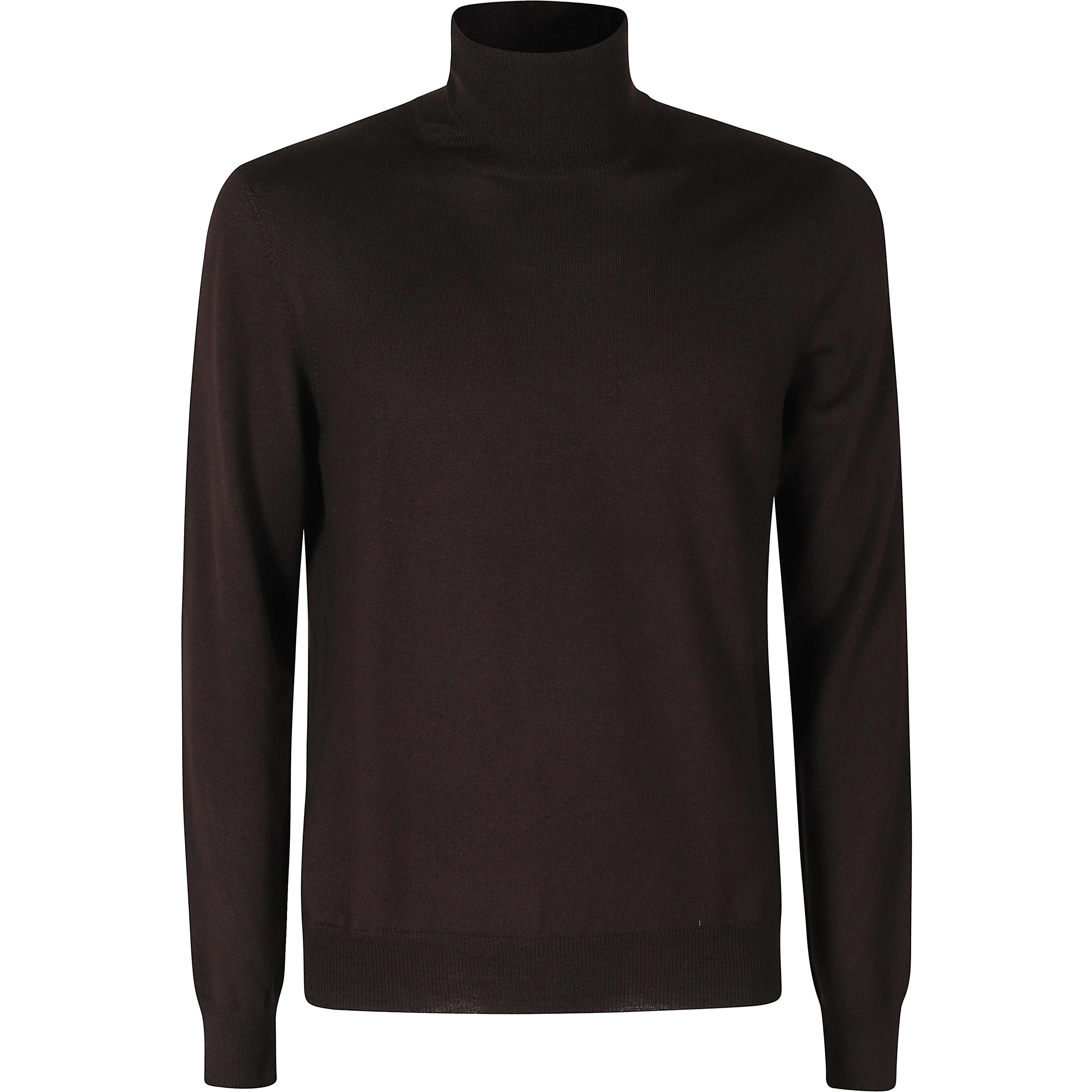 MAGLIA COLLO ALTO 1 FILO MERINOS