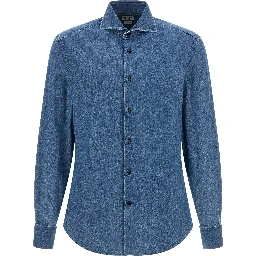 Blue Cotton Blouse