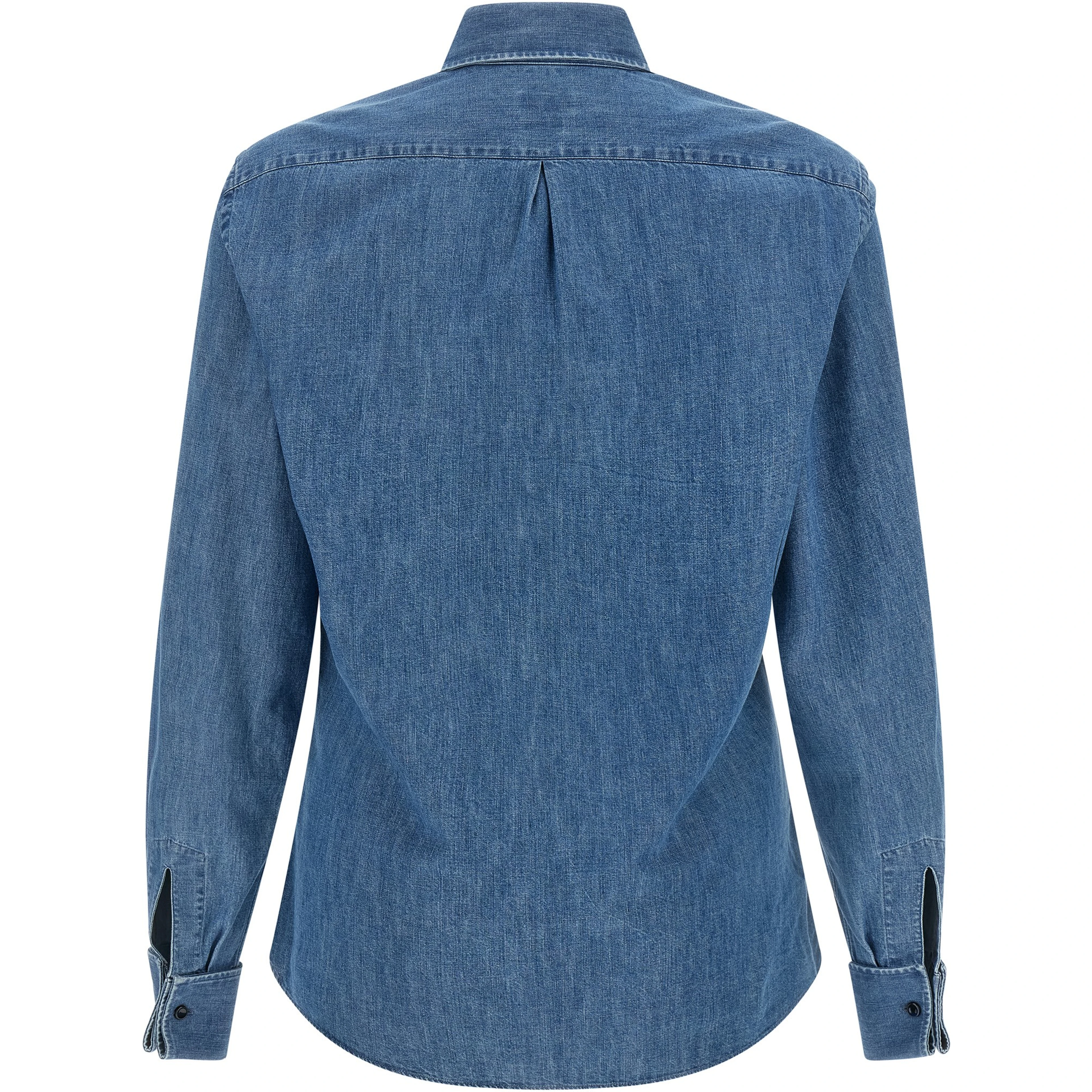 Blue Cotton Blouse