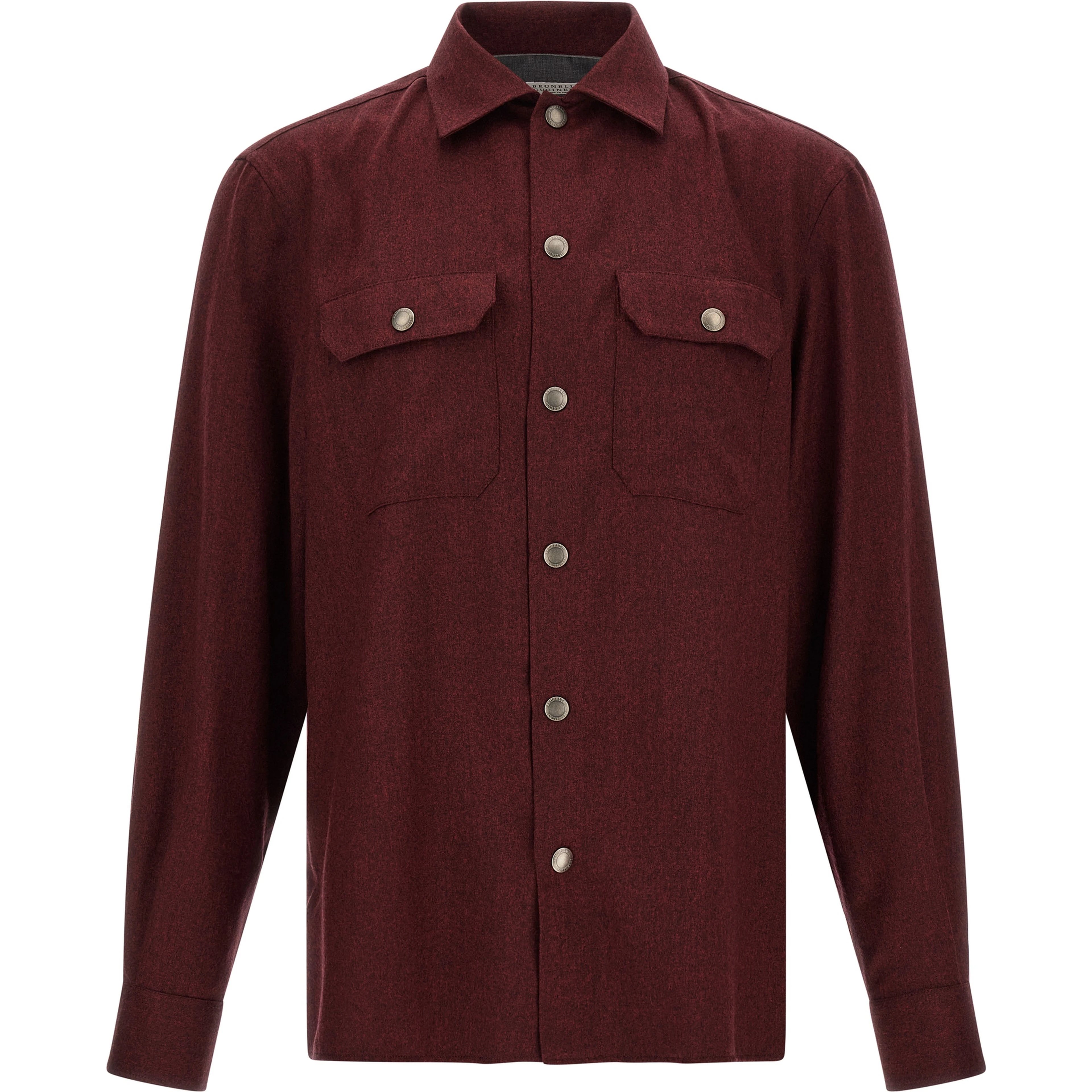 Bordeaux Virgin Wool Blouse