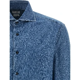Blue Cotton Blouse