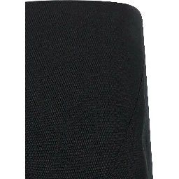 Black Polyester Short Dress