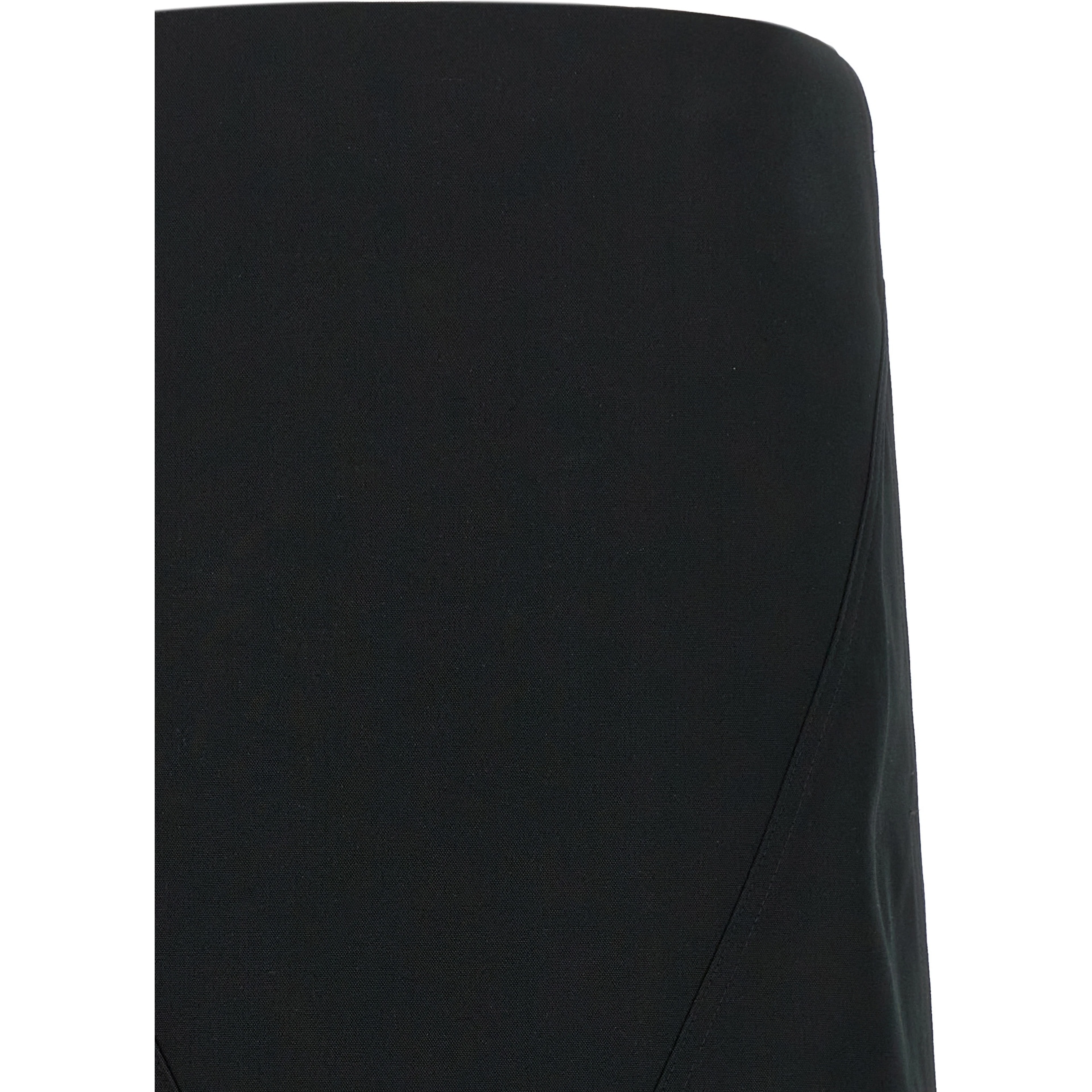 Black Polyester Short Dress