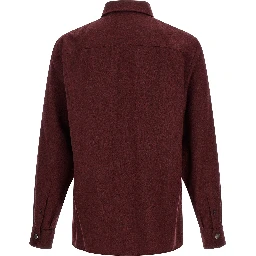 Bordeaux Virgin Wool Blouse