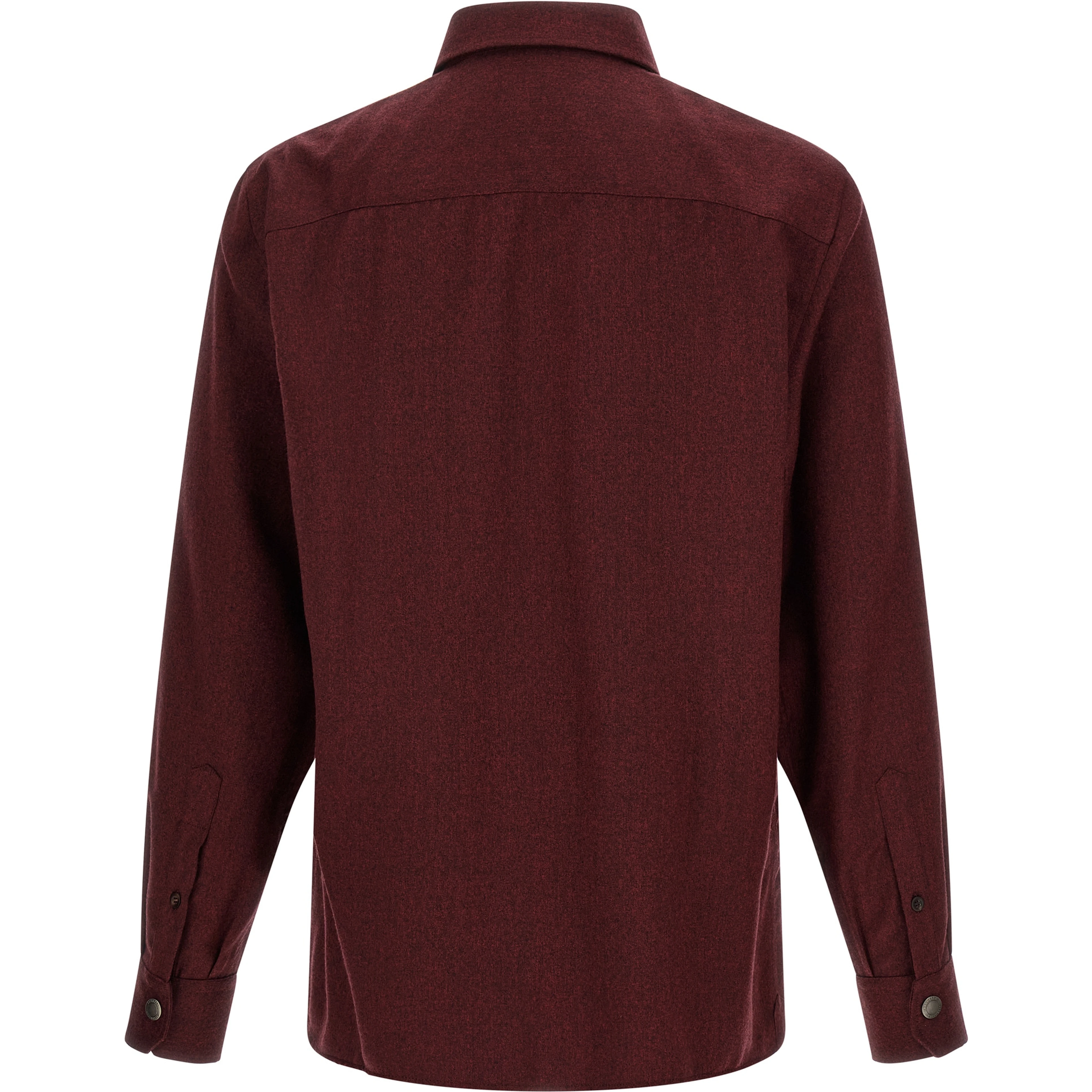 Bordeaux Virgin Wool Blouse