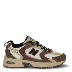 Brown Polyamide Athletic Sneakers