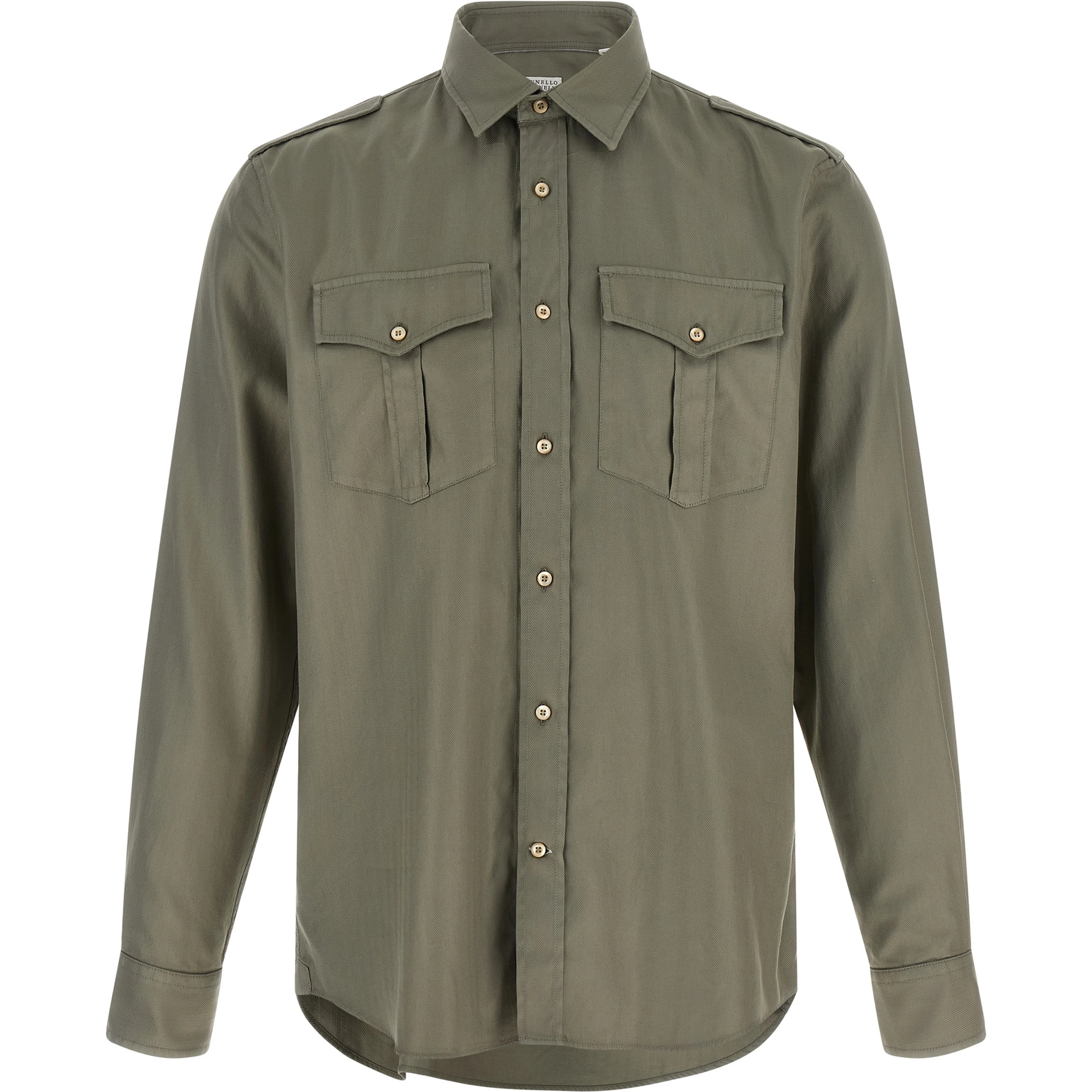 Bicolor Cotton Blouse