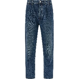 Blue Cotton Jeans Denim
