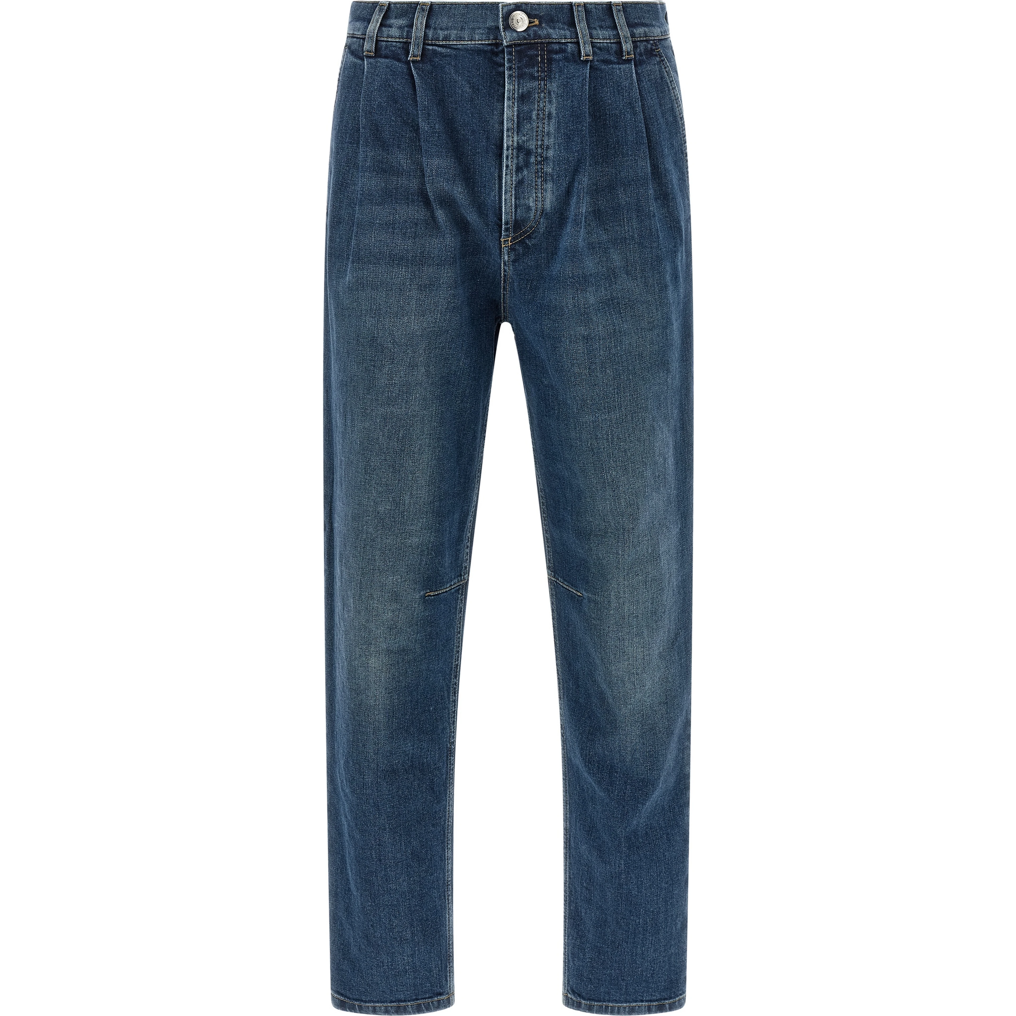 Blue Cotton Jeans Denim