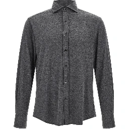 Gray Silk Blouse