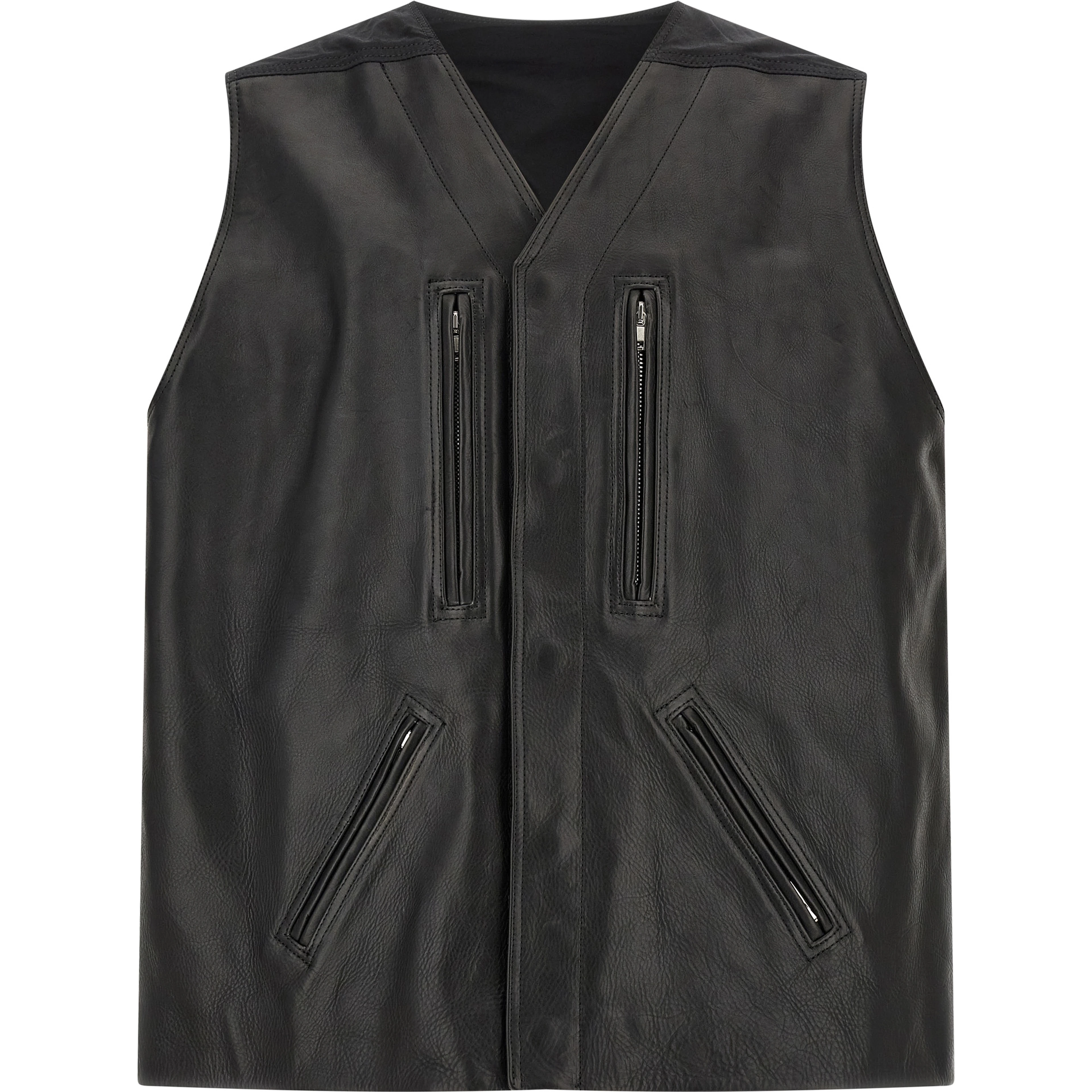 Black Calfskin Leather Jacket