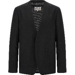 Black Virgin Wool Blazer