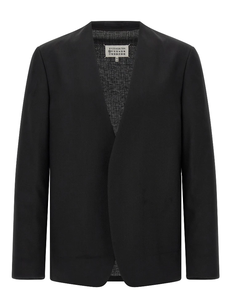 Black Virgin Wool Blazer