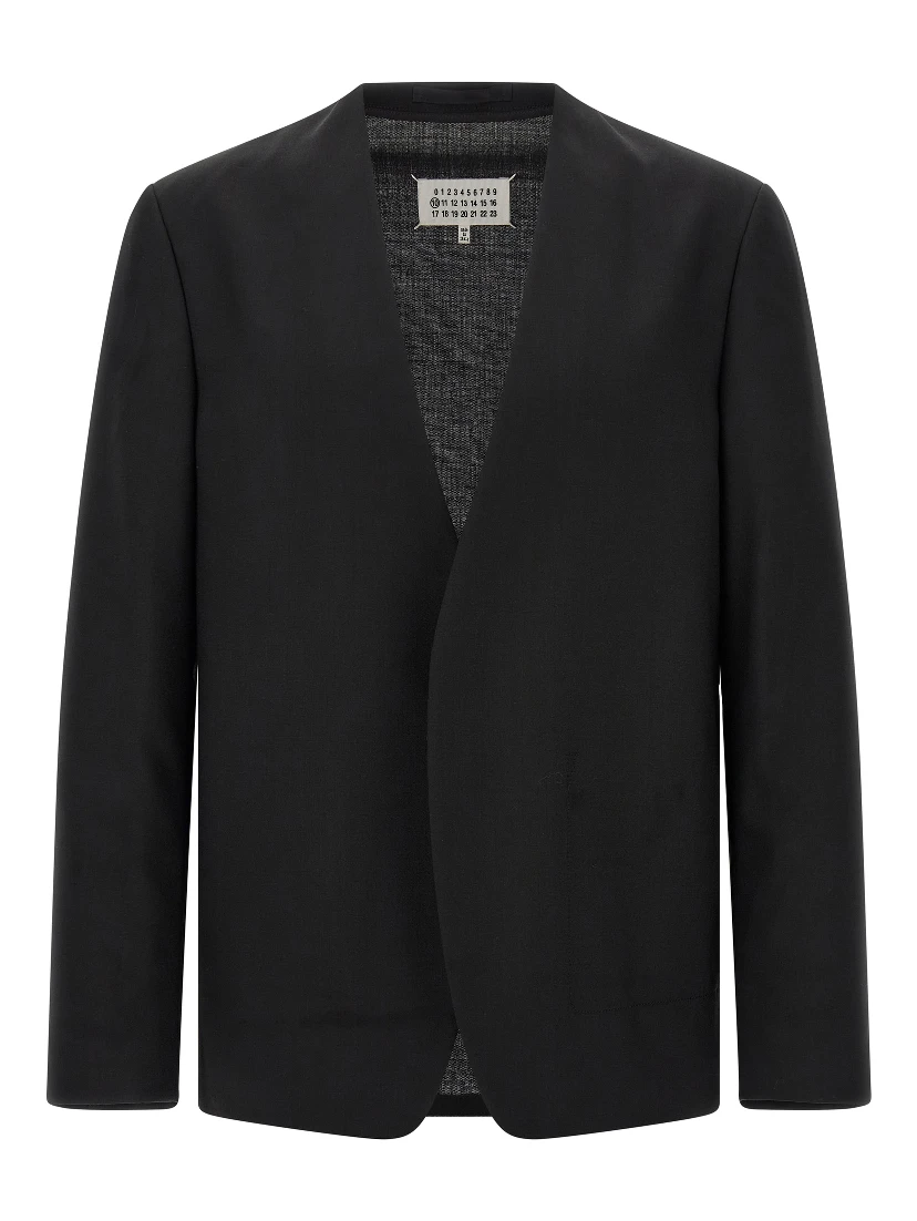 Black Virgin Wool Blazer