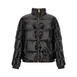Black Nylon Full-Length Jacket