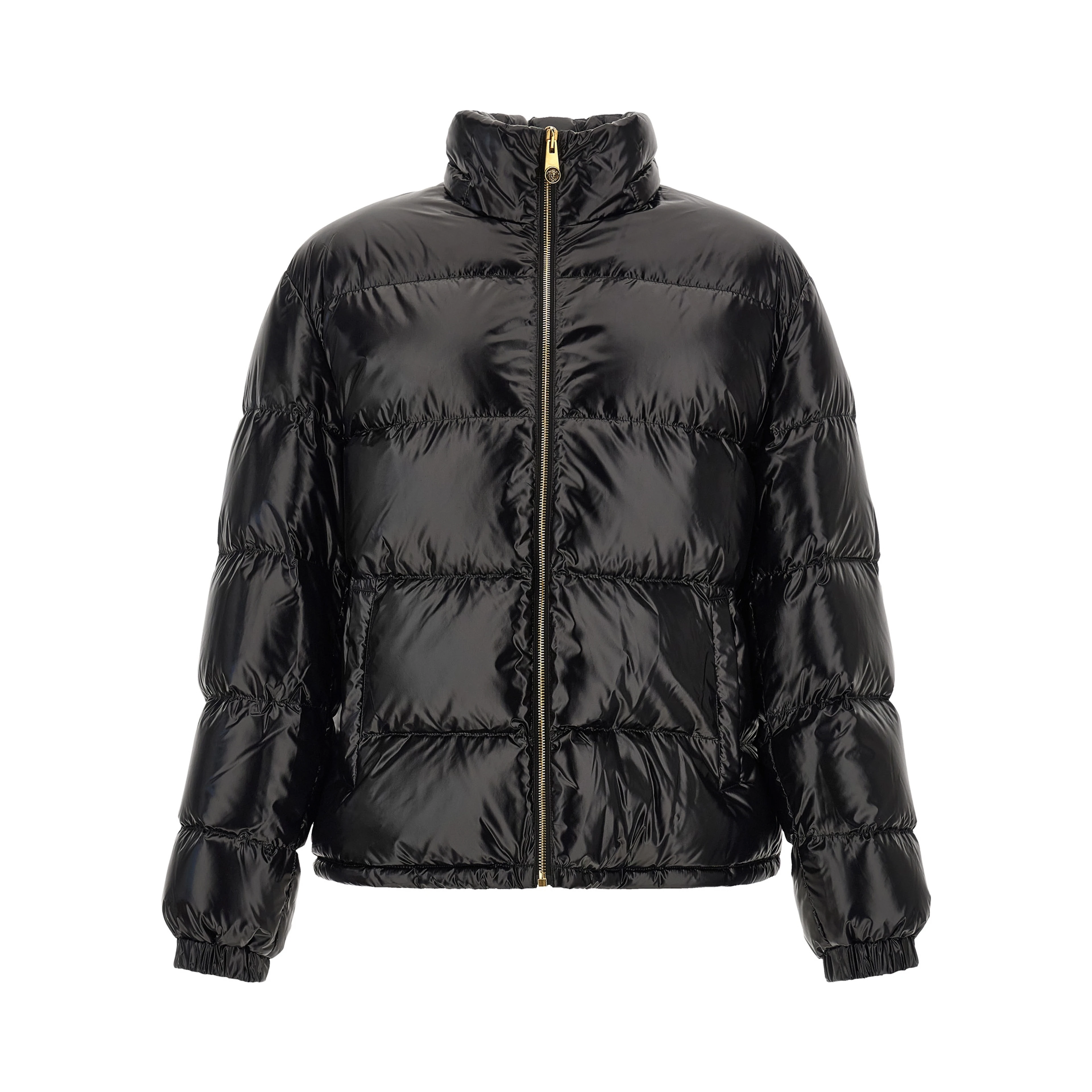 Black Nylon Full-Length Jacket