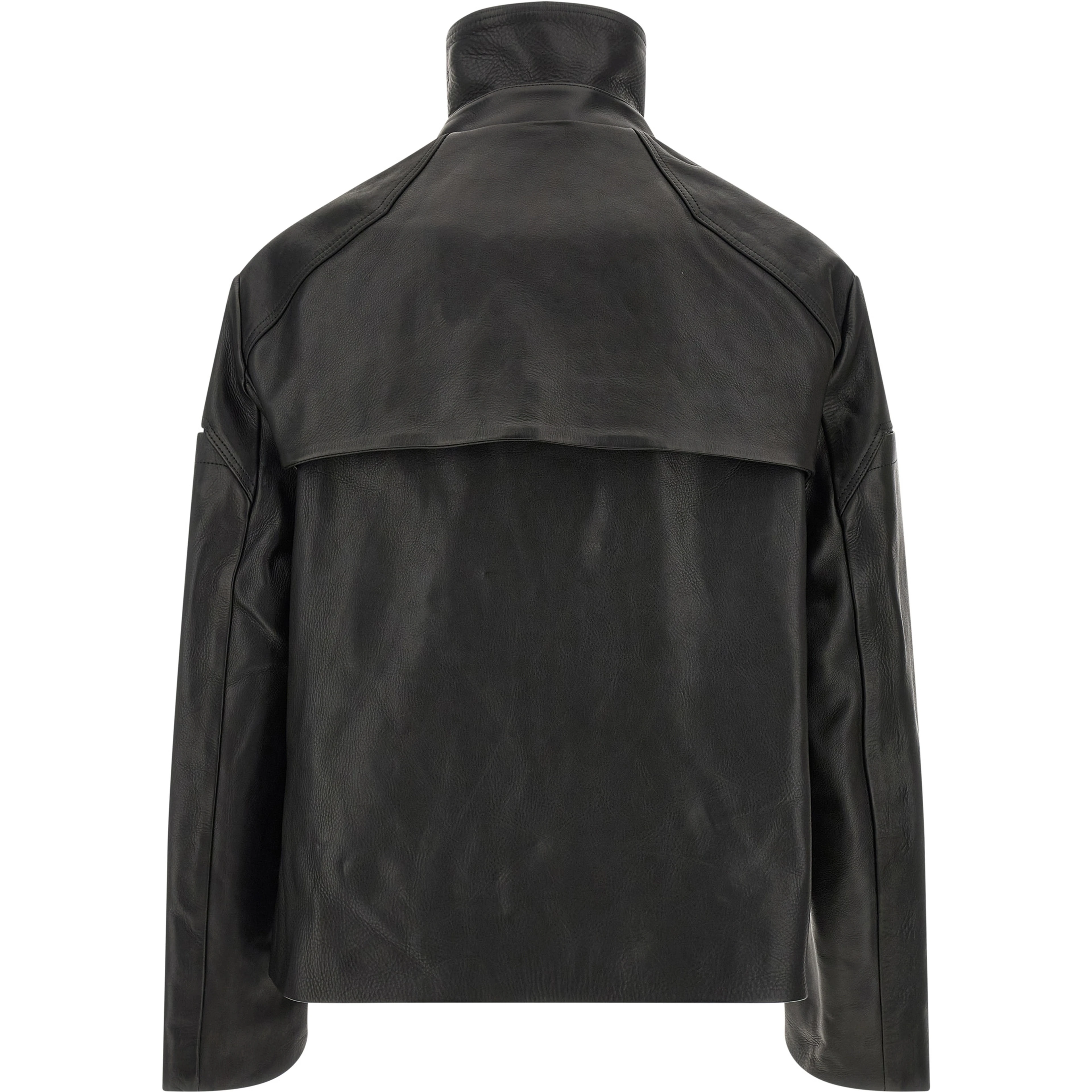 Black Calfskin Leather Jacket