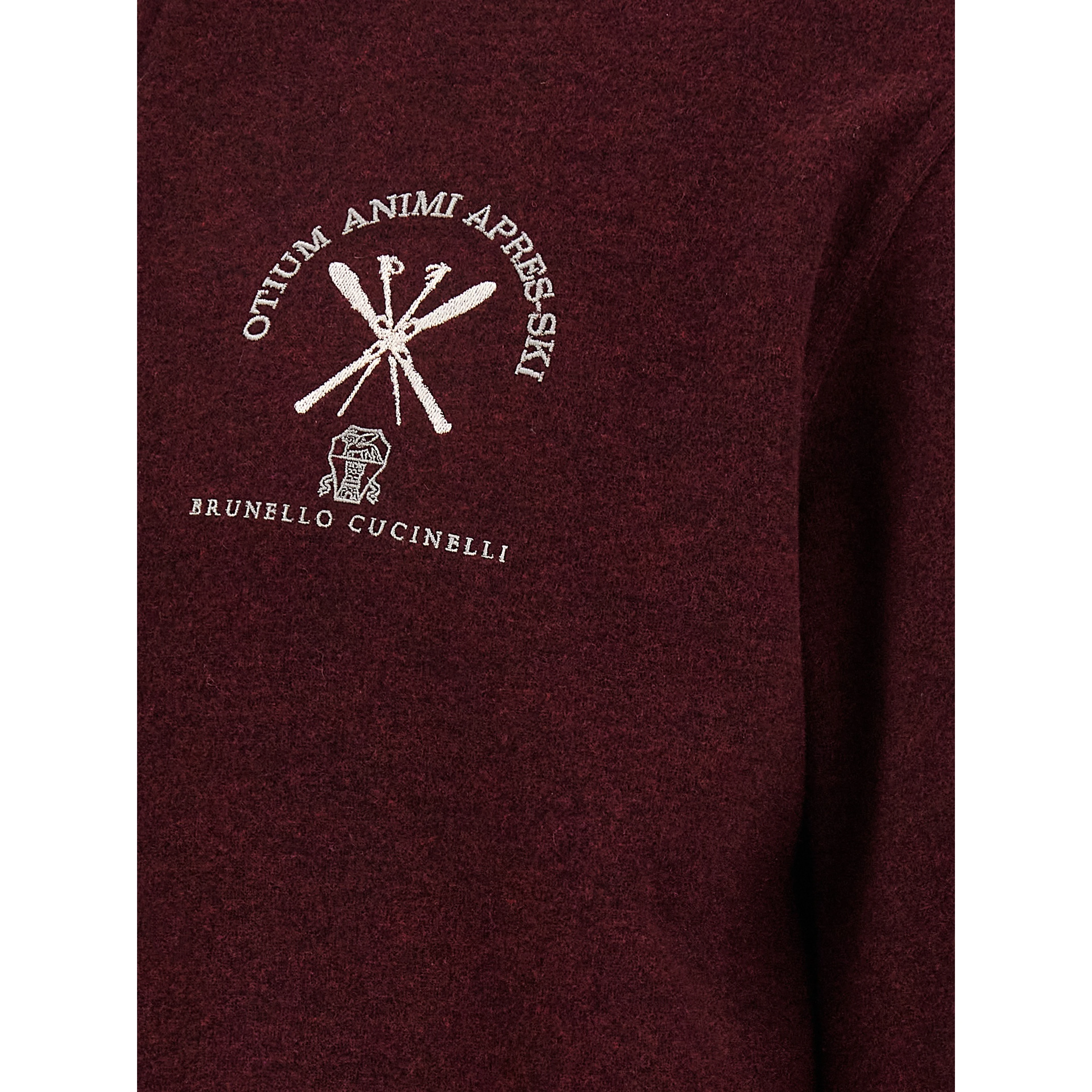 Bordeaux Cashmere Sweatshirt