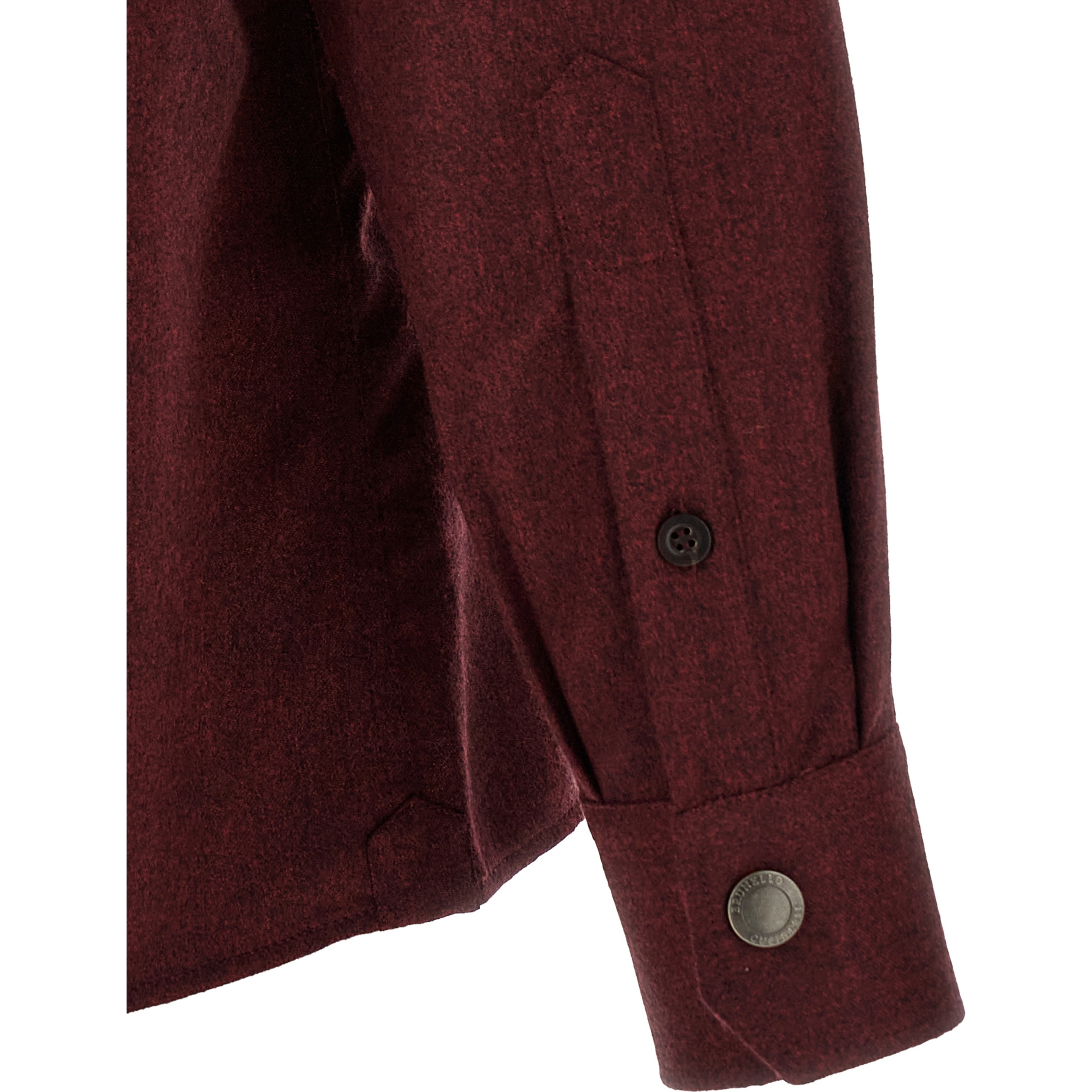 Bordeaux Virgin Wool Blouse