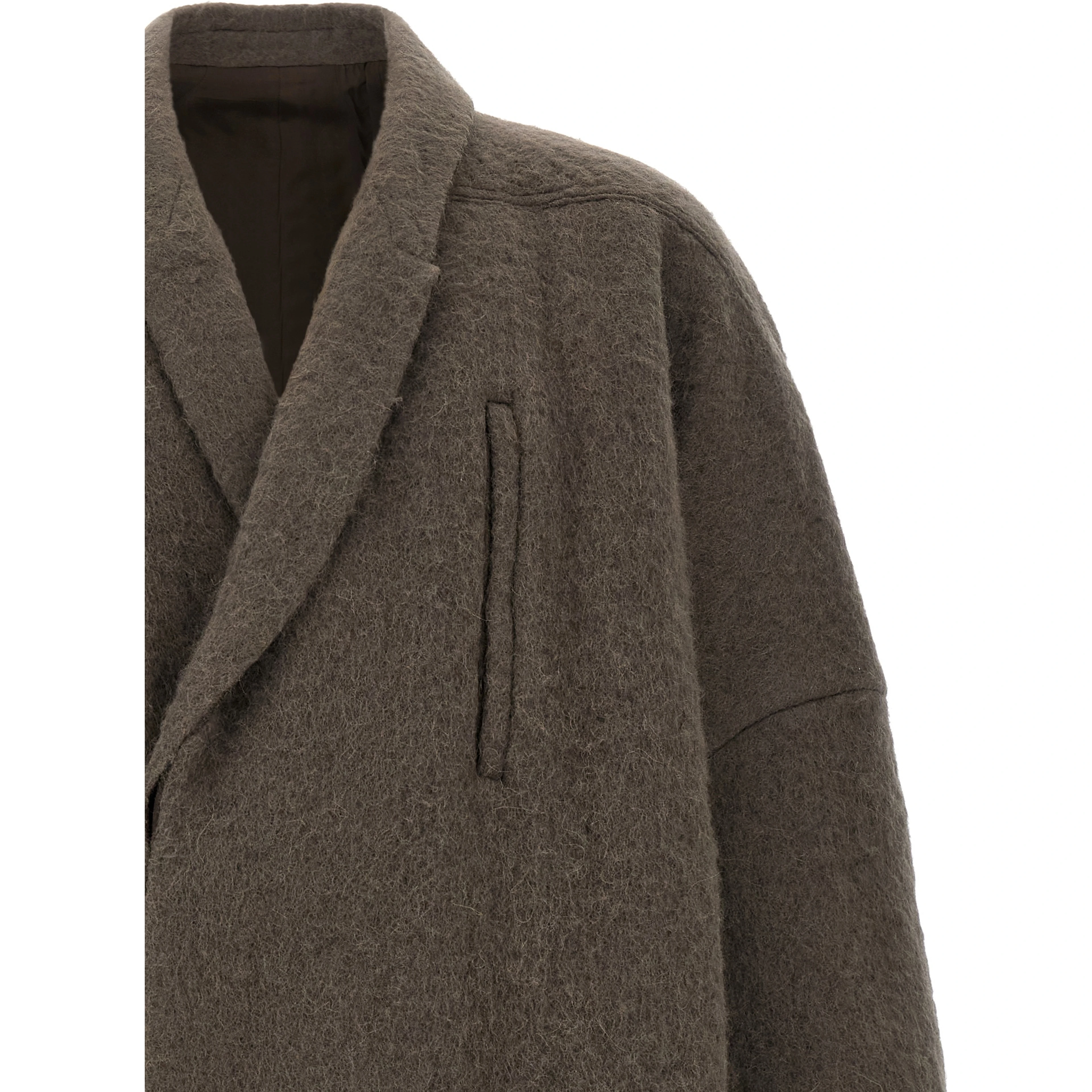 Gray Marabou Coat