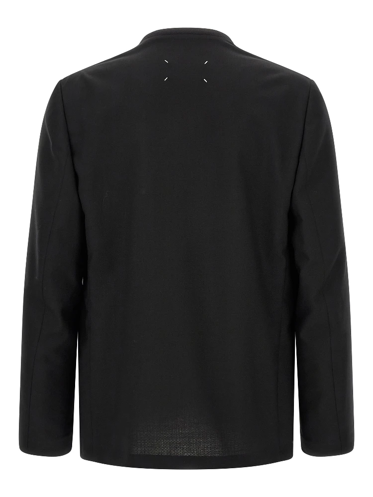 Black Virgin Wool Blazer alternative
