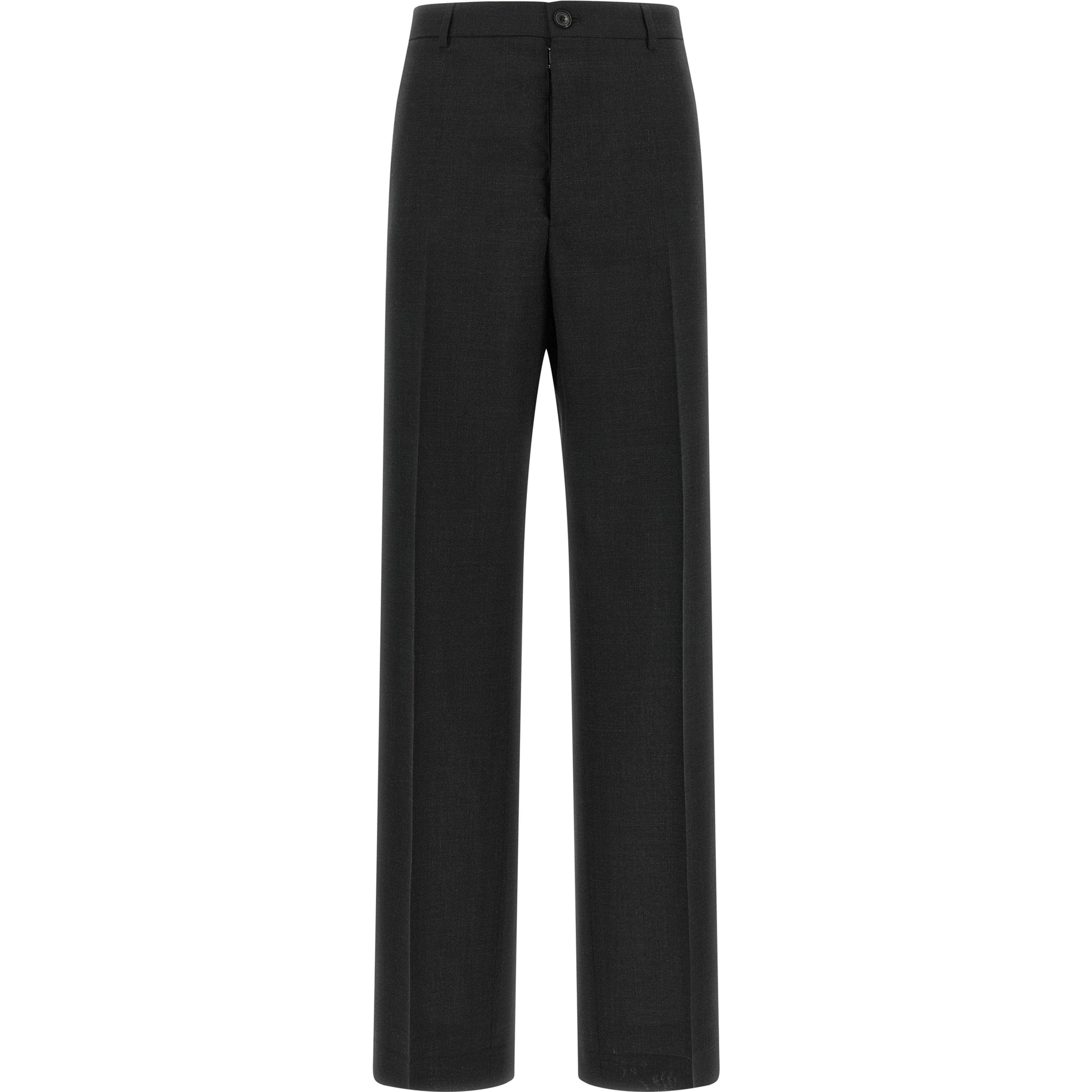 Gray Wool Dress Pants
