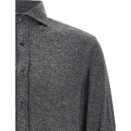 Gray Silk Blouse