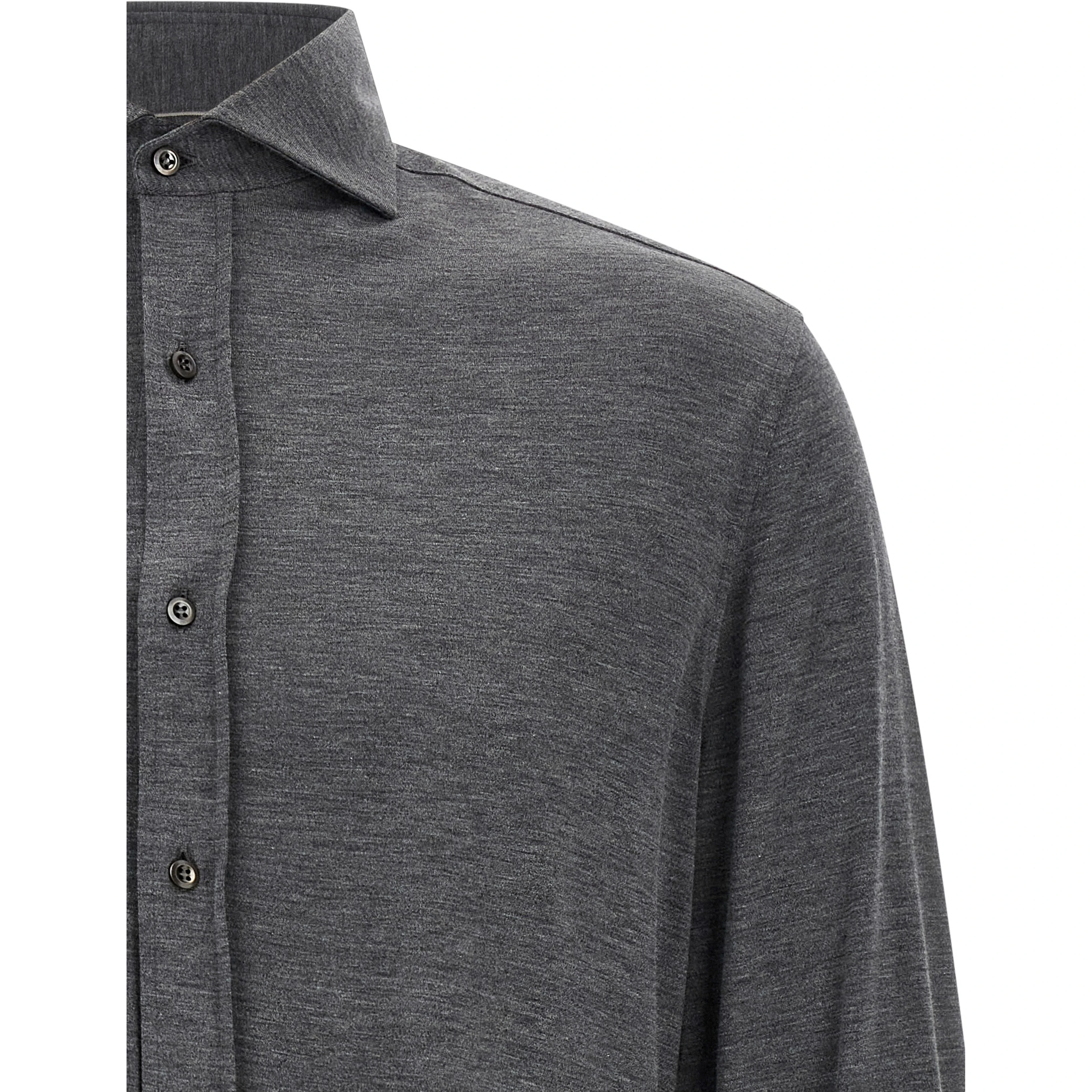 Gray Silk Blouse