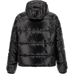 Black Nylon Full-Length Jacket