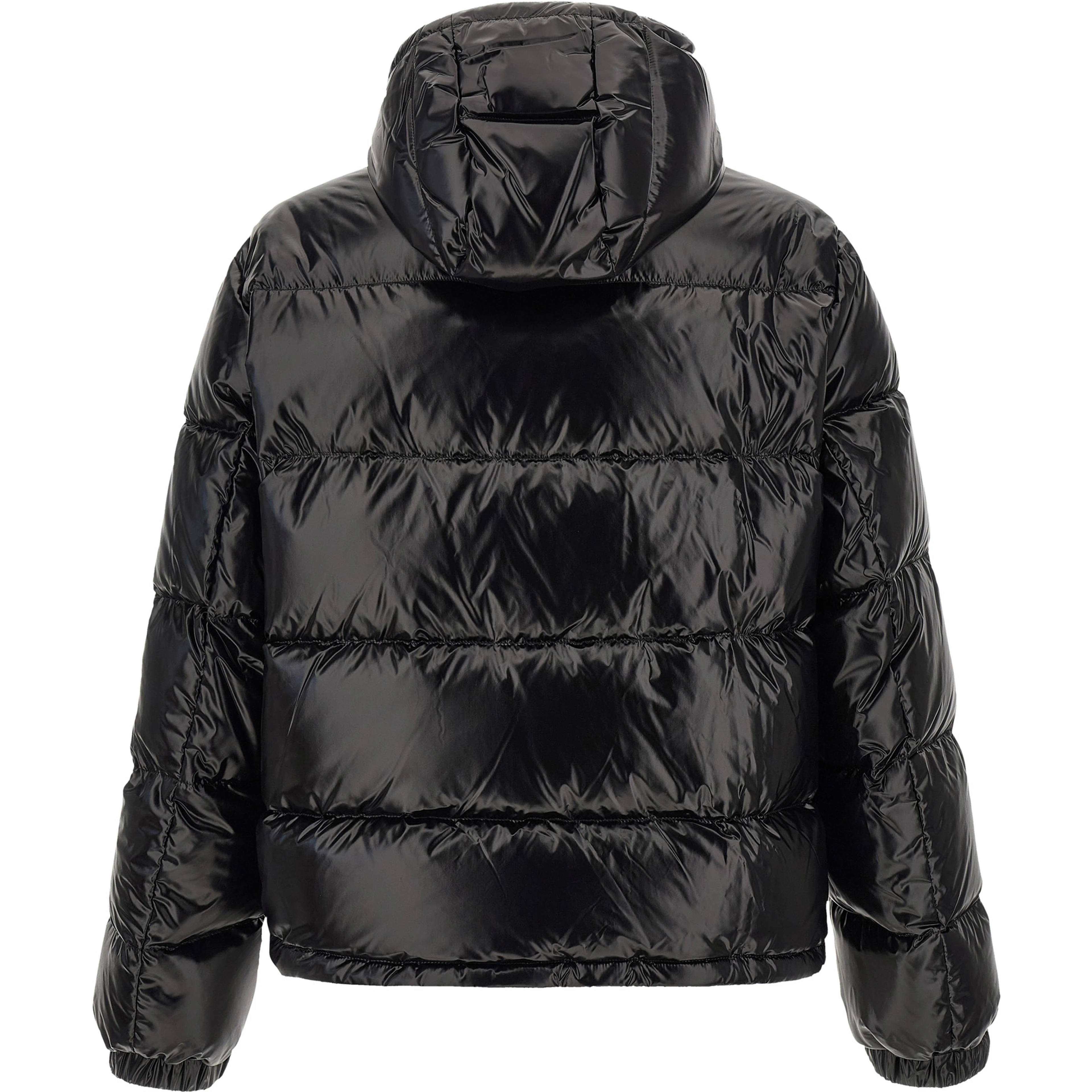 Black Nylon Full-Length Jacket