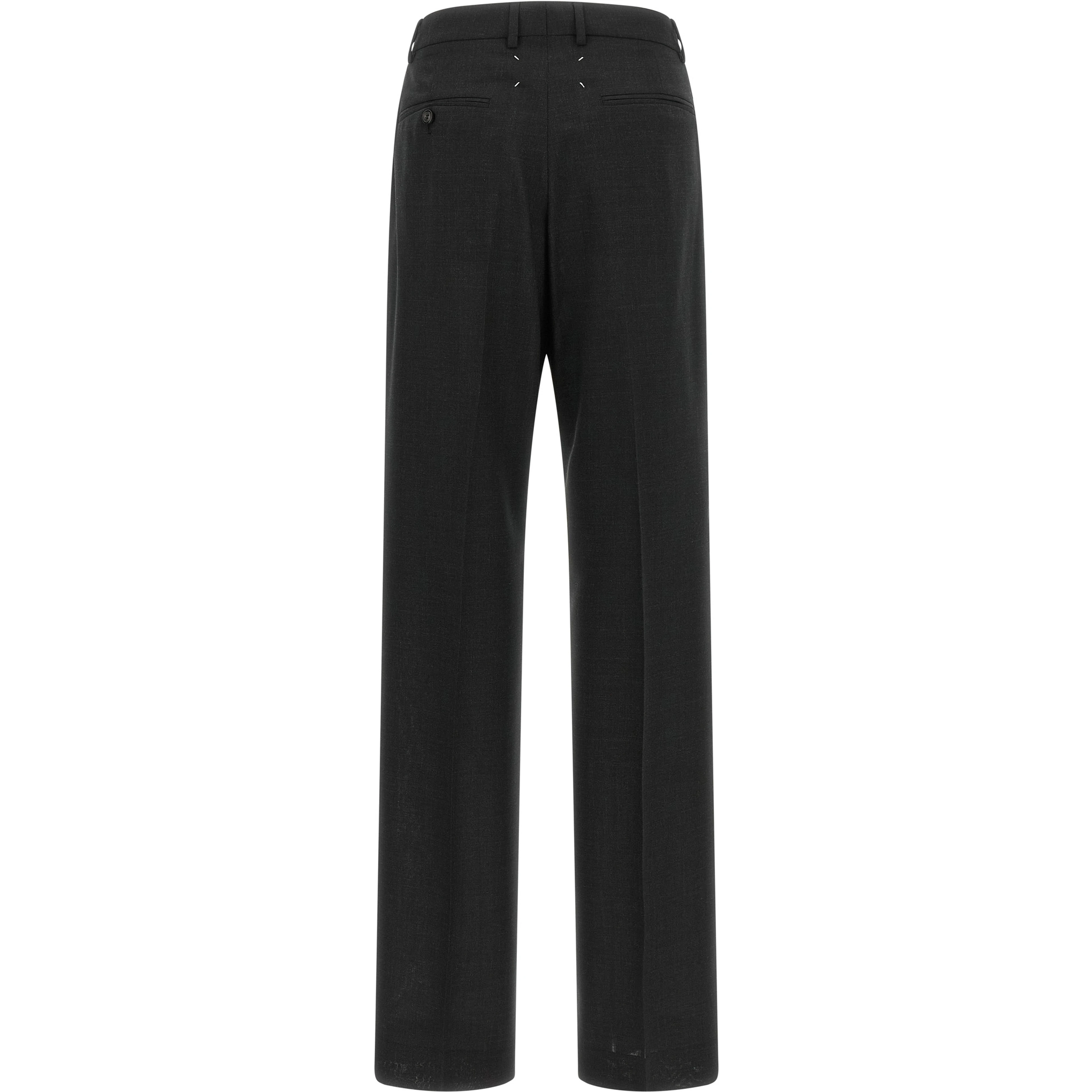Gray Wool Dress Pants