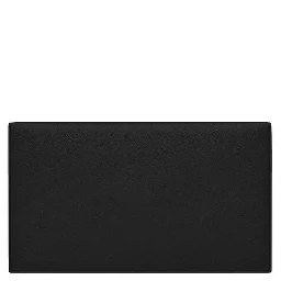 Black Leather Clutch Bag