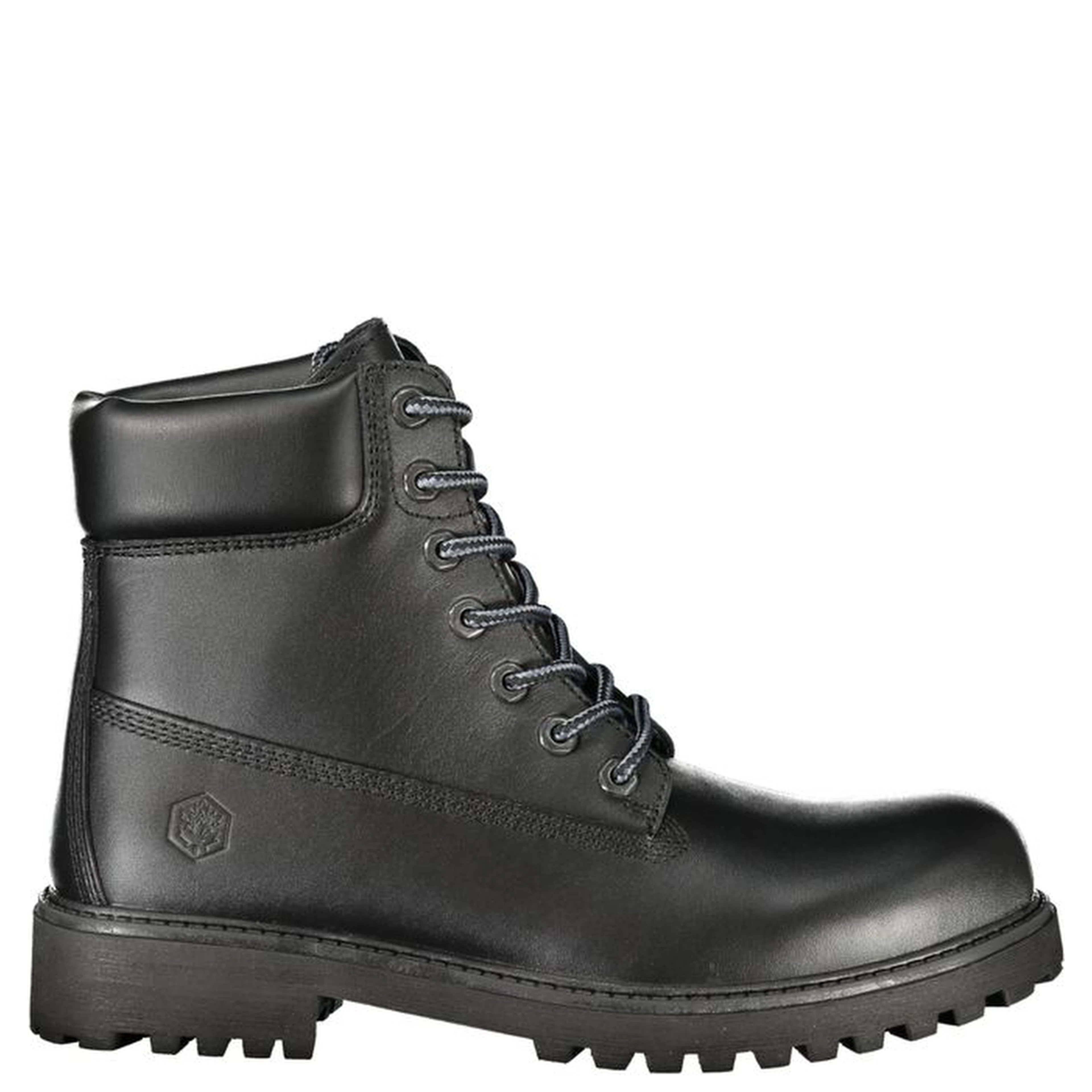 Black Leather Mens Sneaker