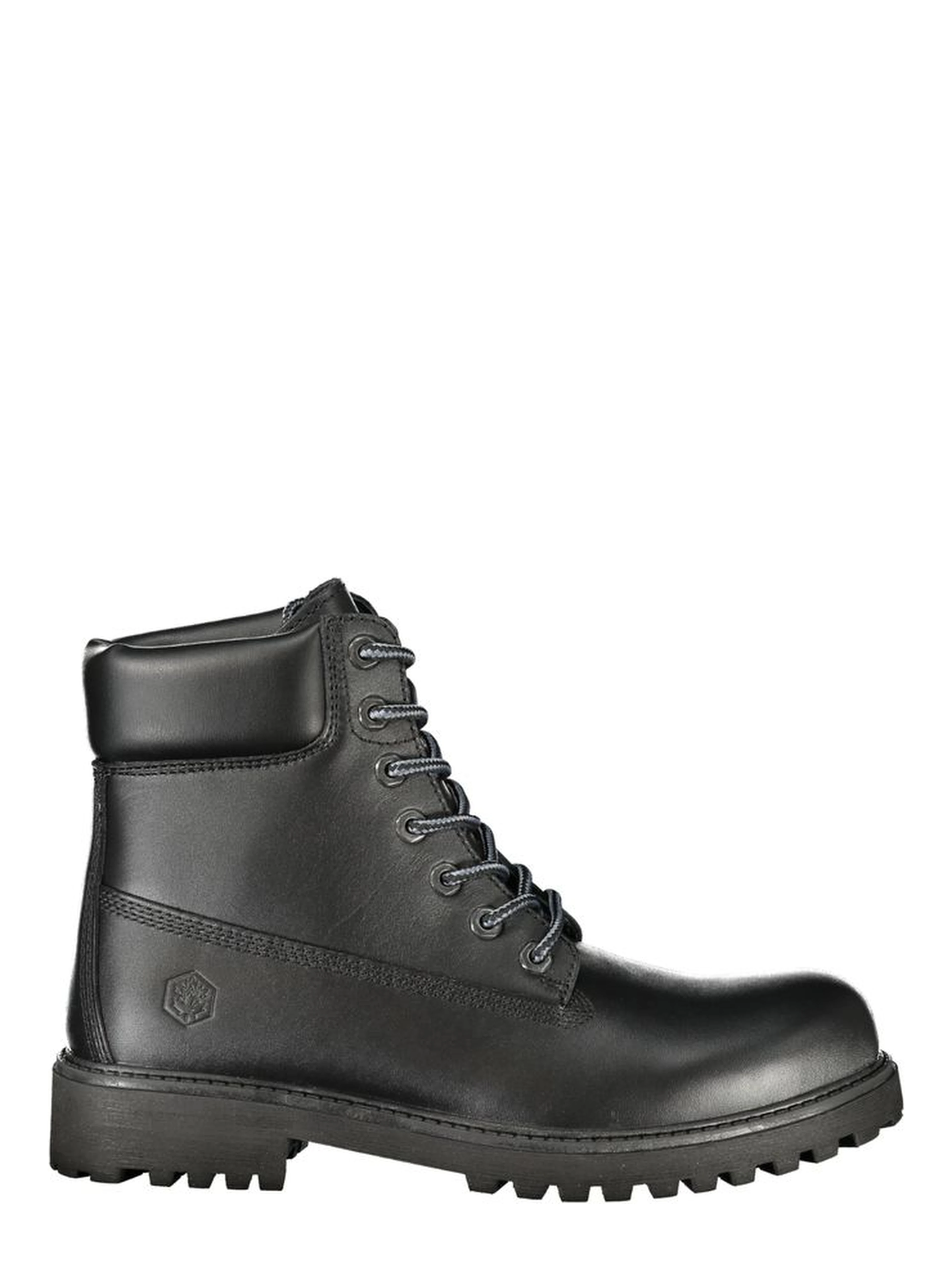Black Leather Mens Sneaker