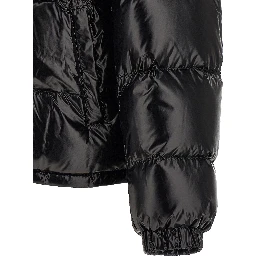 Black Nylon Full-Length Jacket