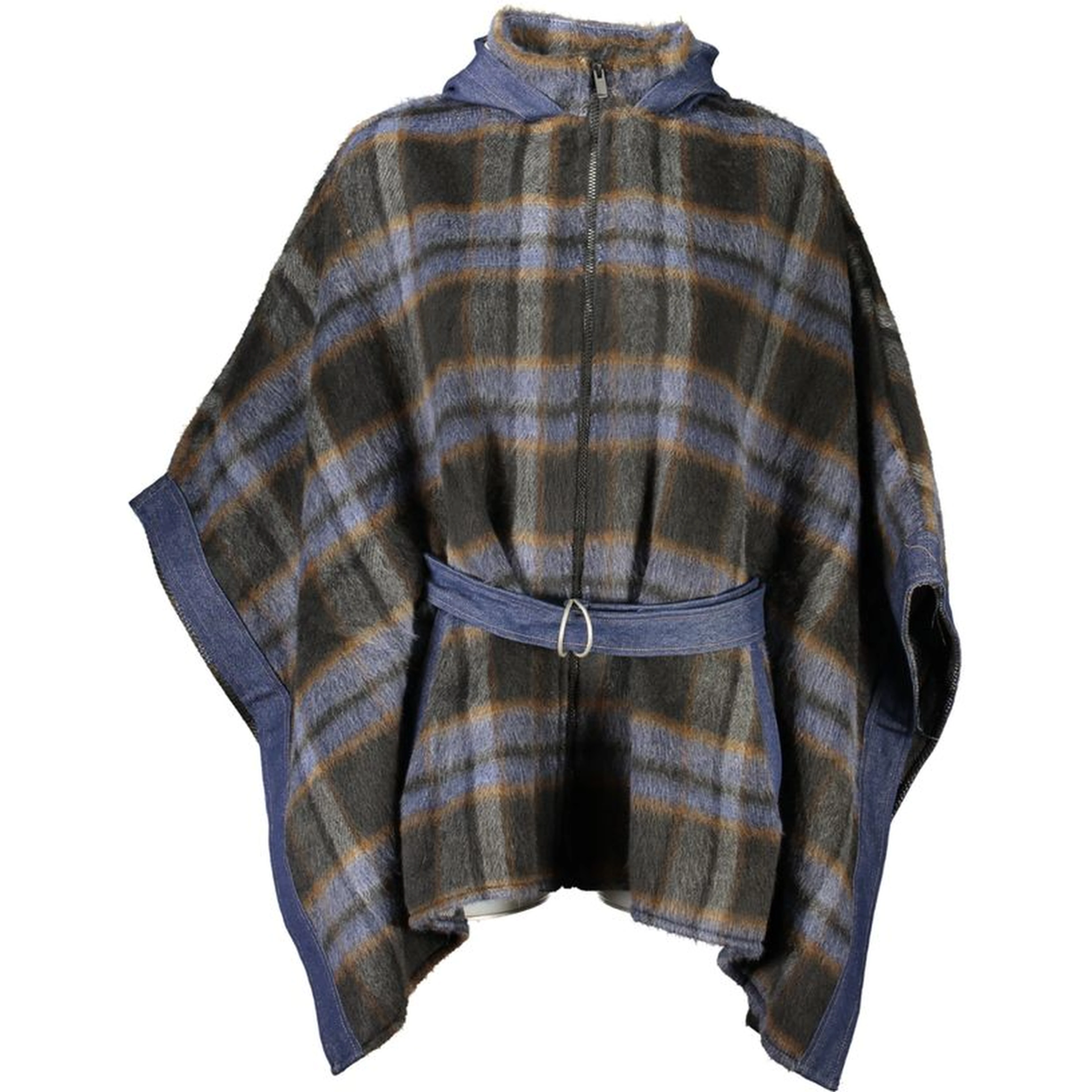 Blue Polyester Women's Top