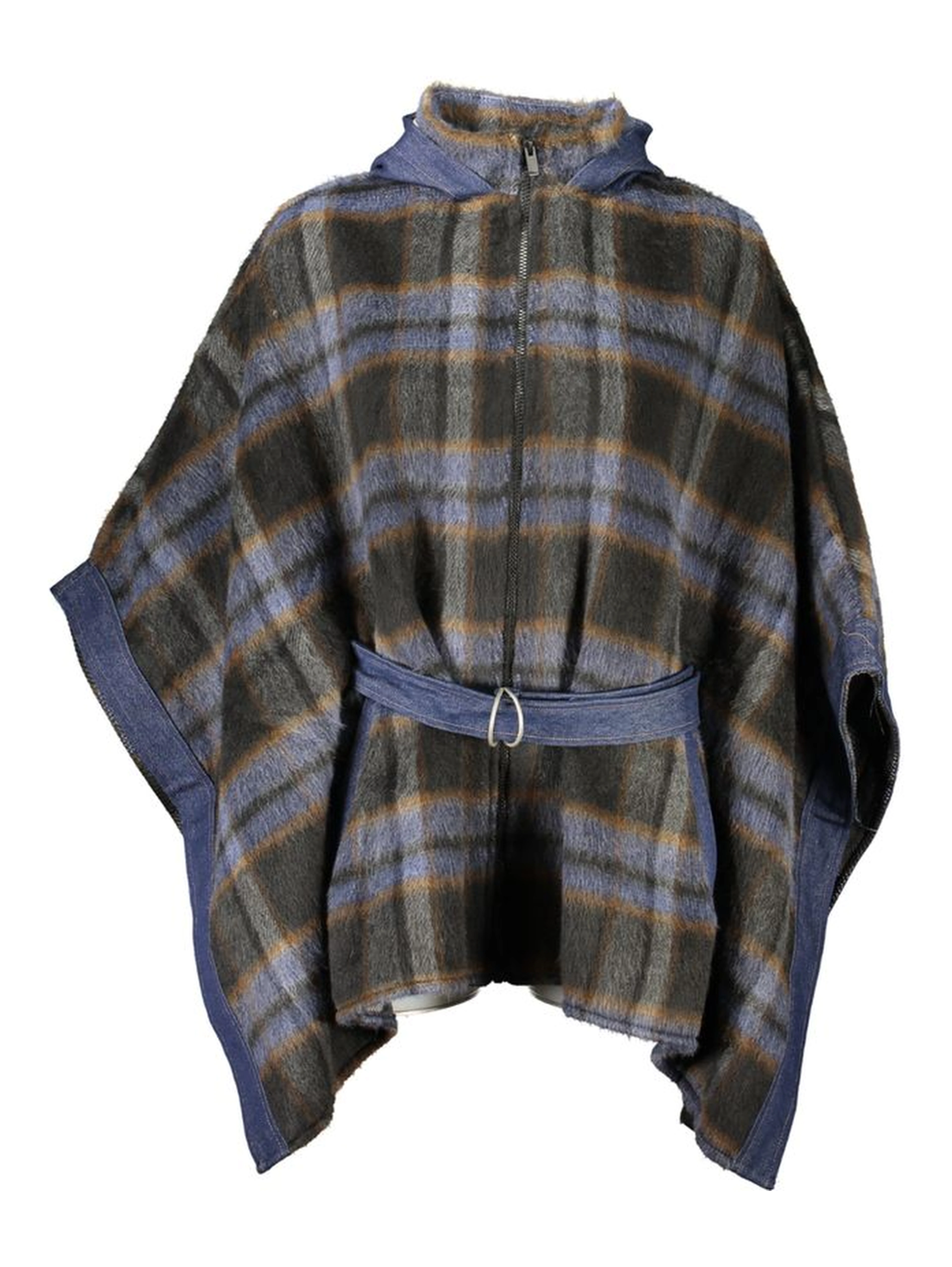 Blue Polyester Women's Top