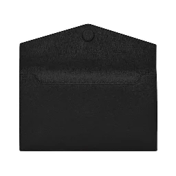 Black Leather Clutch Bag
