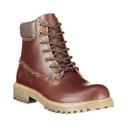 Brown Leather Men's Sneaker